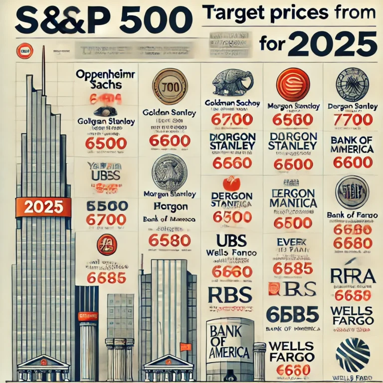 S&P 500: 2025 Yıl Sonu İçin Yatırım Kuruluşlarından Çarpıcı Tahminler