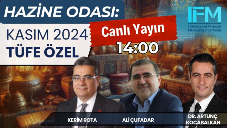 Hazine Odası | Kasım 2024 TÜFE Özel – CANLI YAYIN