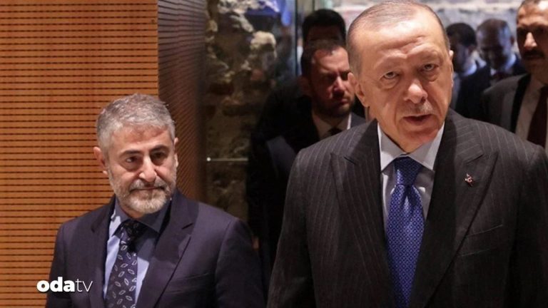 Cumhurbaşkanı Erdoğan ile Nureddin Nebati Dolmabahçe’de Görüştü