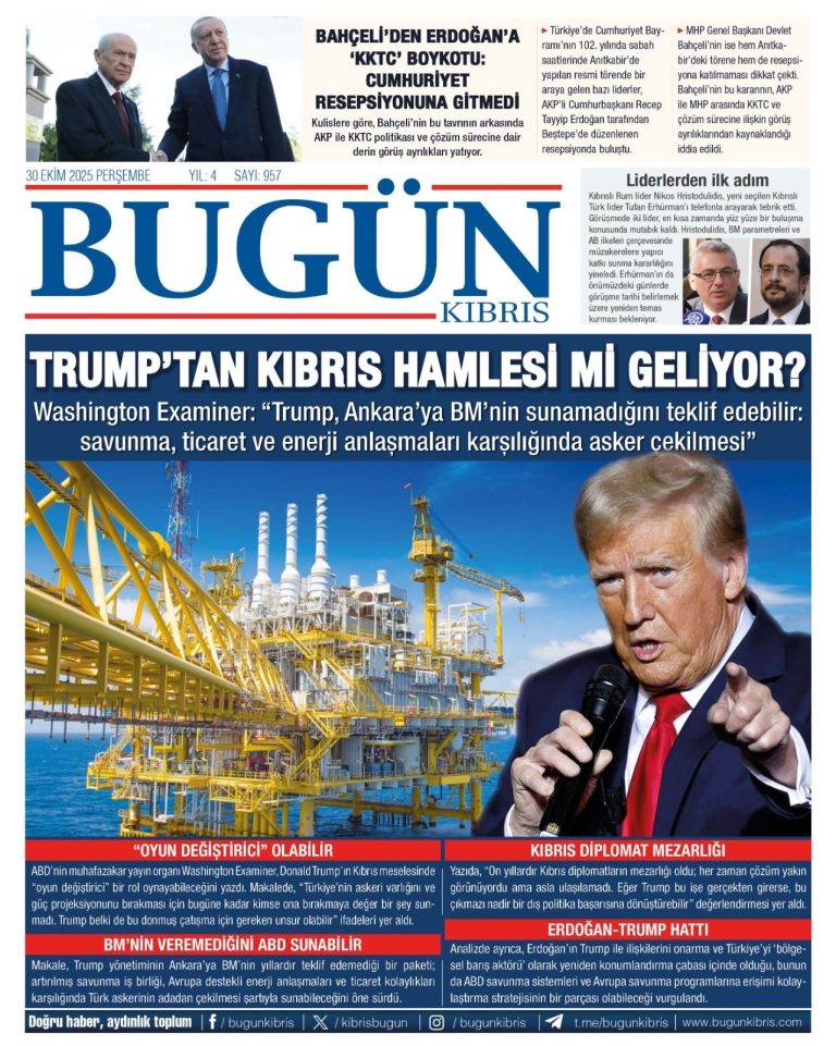 Dr. Artunç Kocabalkan  “Yorumsuz” dedi: Trump’tan Kıbrıs hamlesi mi geliyor?