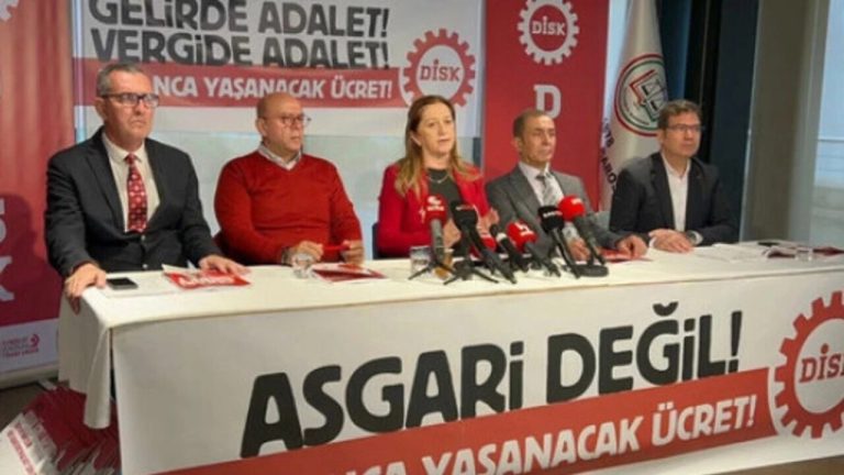 DİSK: “Asgari Ücret En Az 36 Bin Lira Olmalı — Yılda İki Kez Zam Gerekir!”